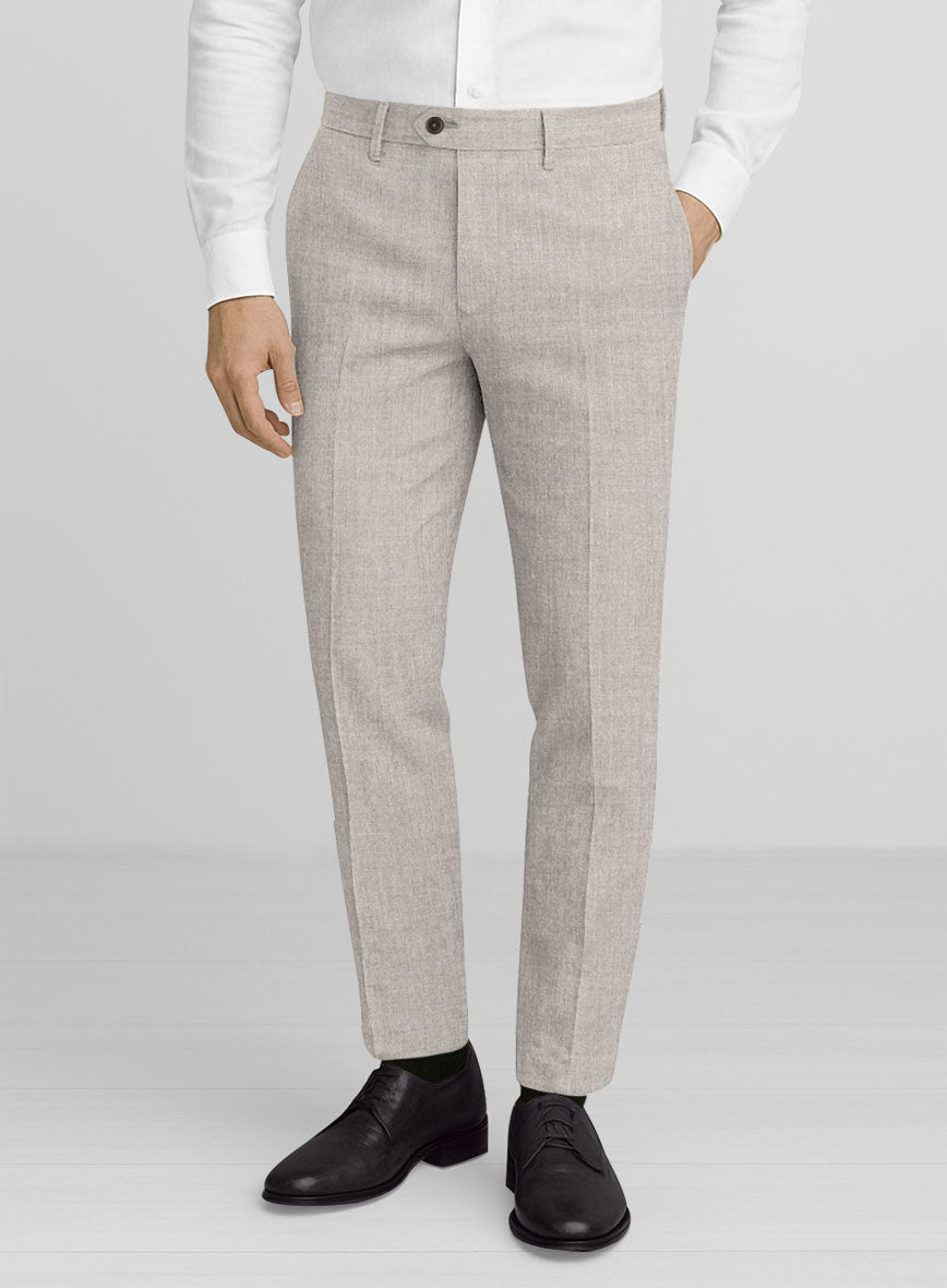 Italian Flannel Empire Canvas Wool Suit - StudioSuits