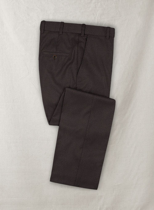 Italian Flannel Wool Ferana Pants - StudioSuits