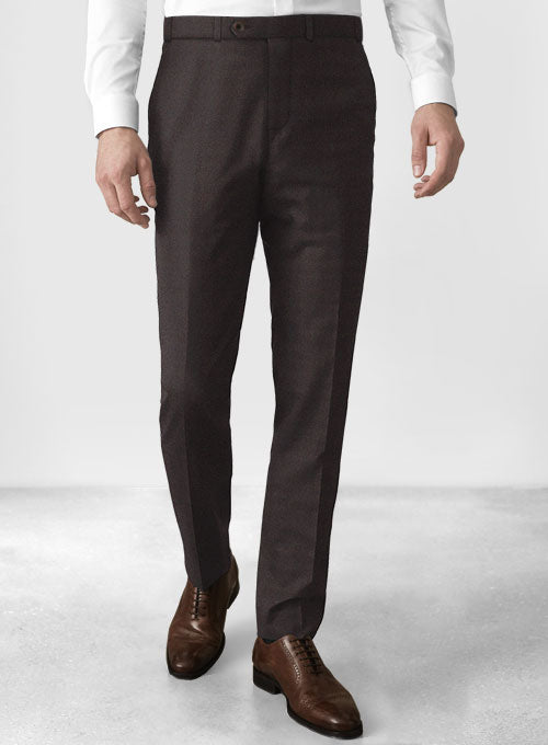 Italian Flannel Wool Ferana Pants - StudioSuits
