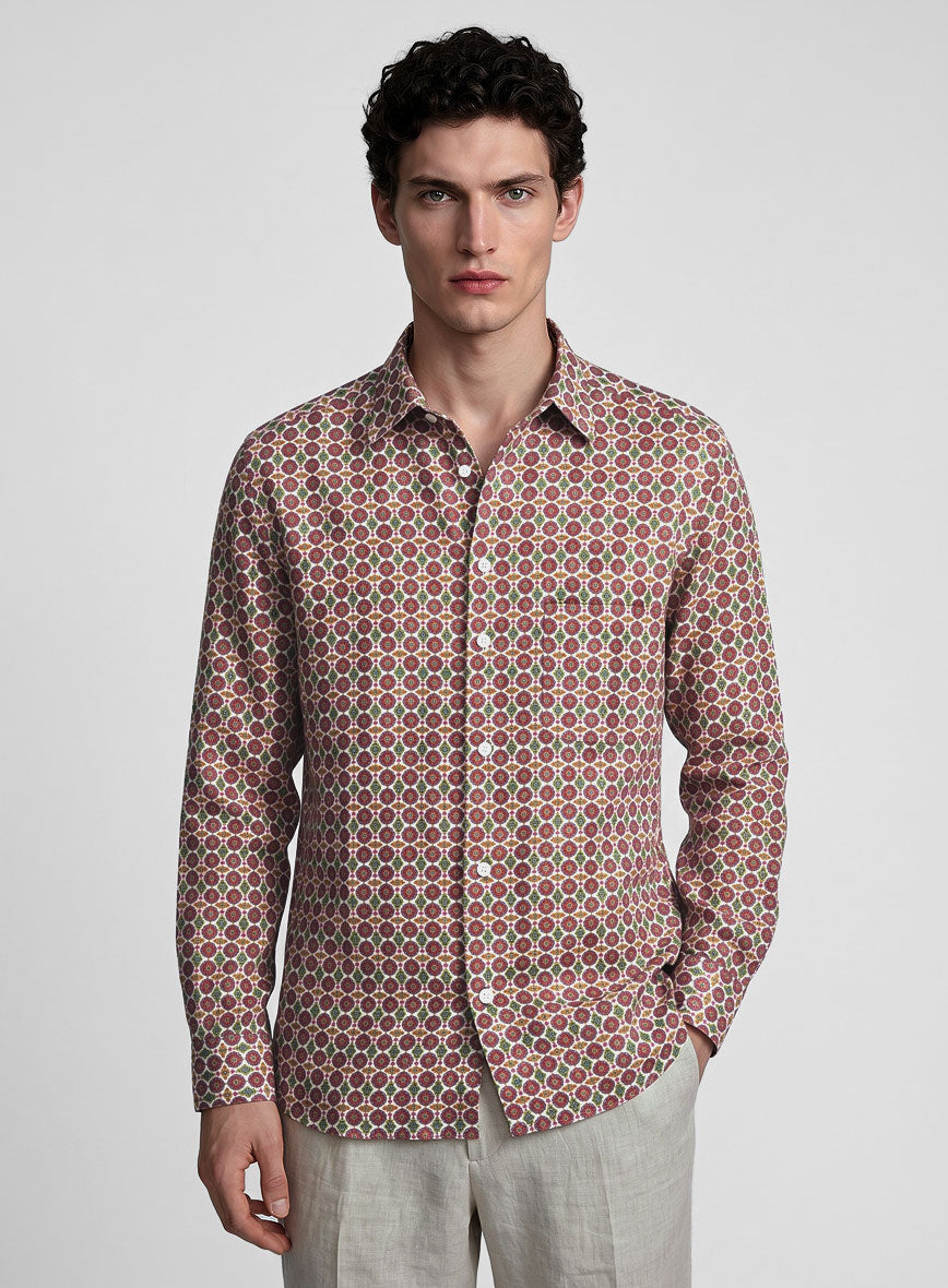 Italian Florencio Summer Linen Shirt - StudioSuits