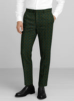 Italian Forestline Check Tweed Pants - StudioSuits