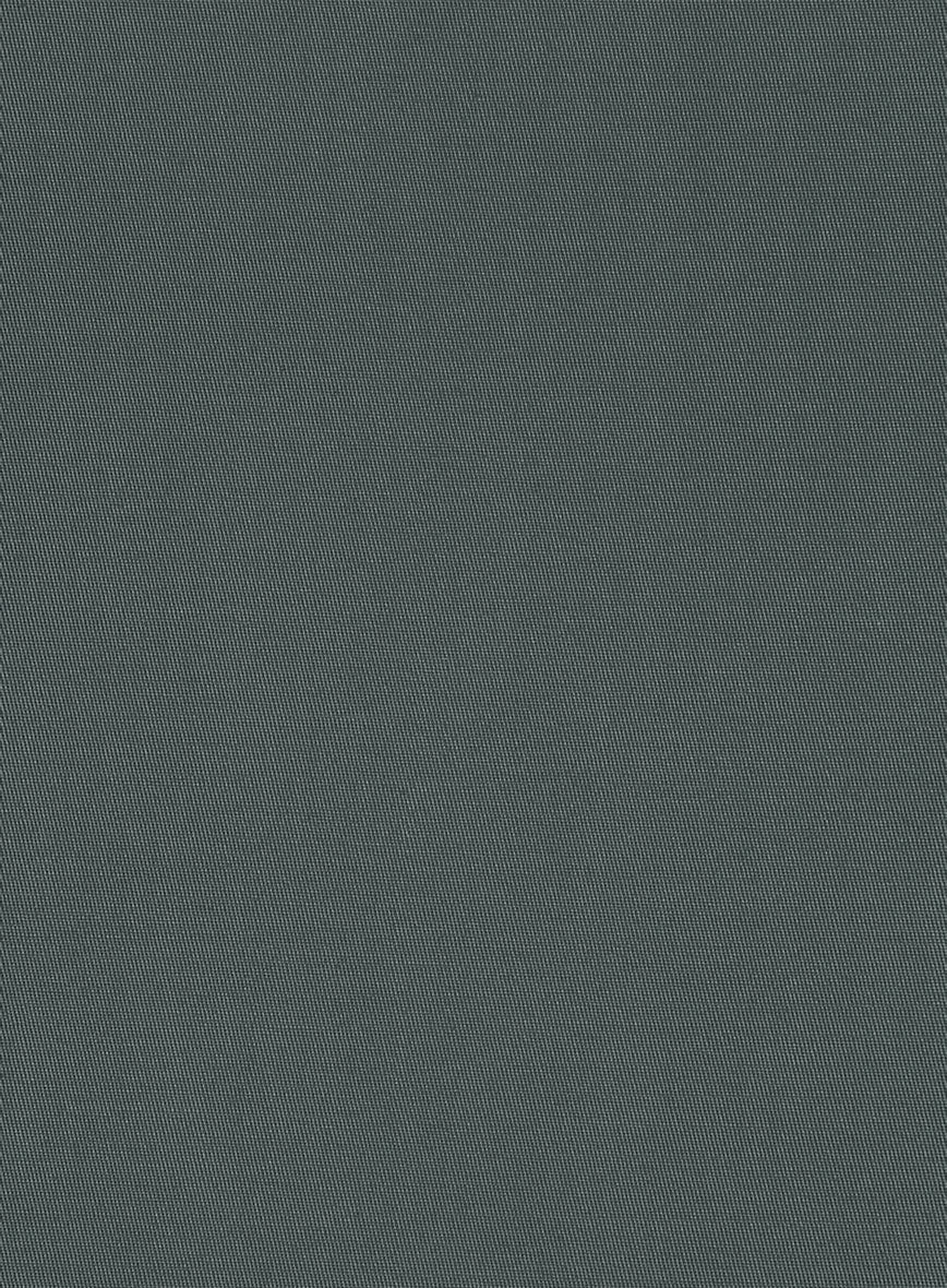 Italian Gray Cotton Stretch Shorts - StudioSuits