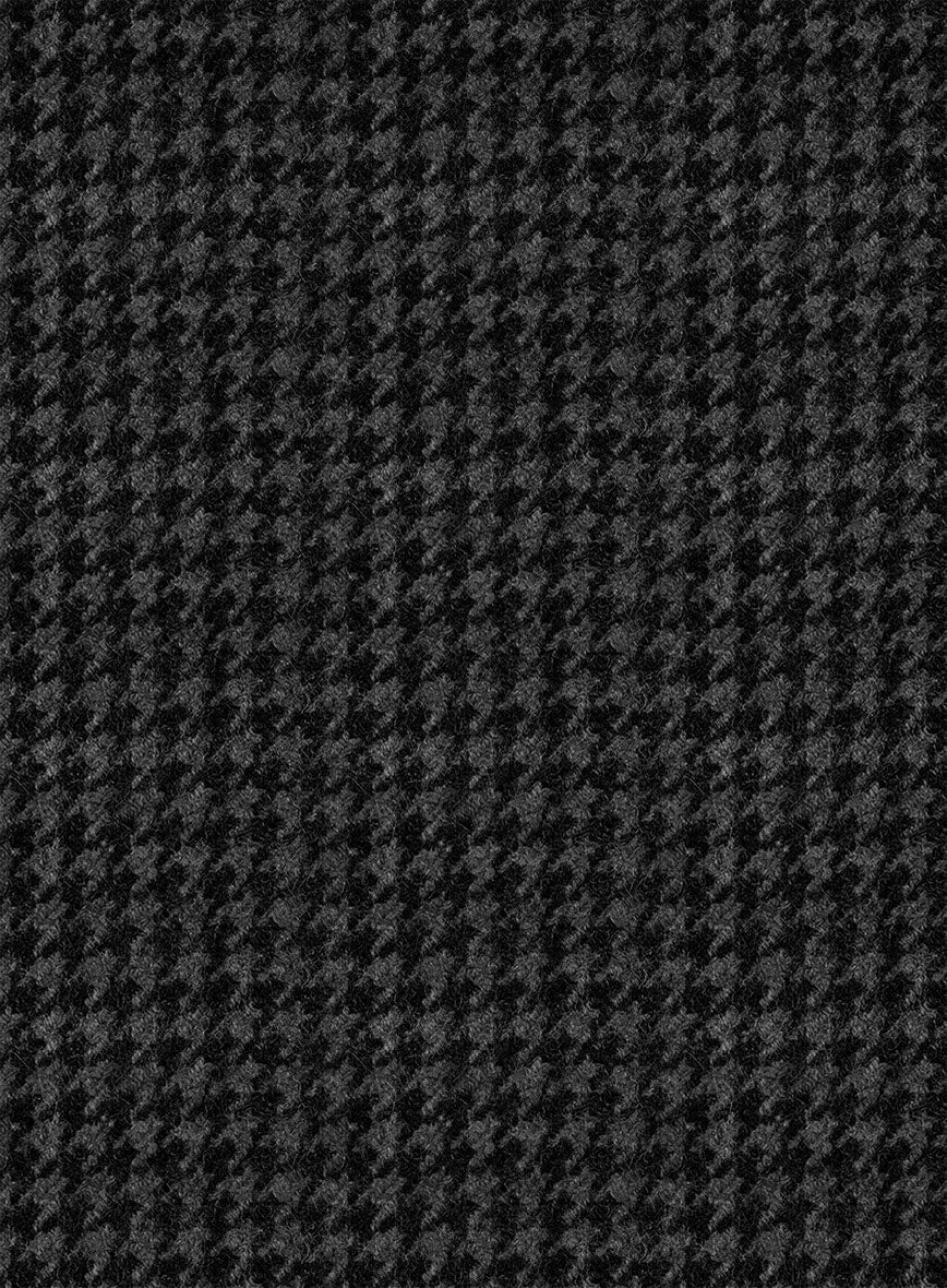 Italian Gray Houndsooth Tweed Jacket - StudioSuits