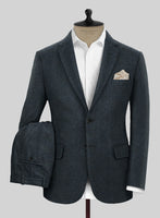 Italian Highlander Blue Herringbone Tweed Suit - StudioSuits