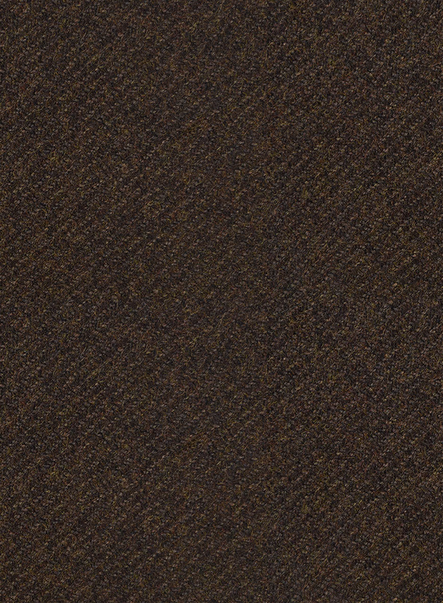 Italian Highlander Dark Brown Tweed Jacket - StudioSuits