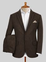 Italian Highlander Dark Brown Tweed Suit - StudioSuits