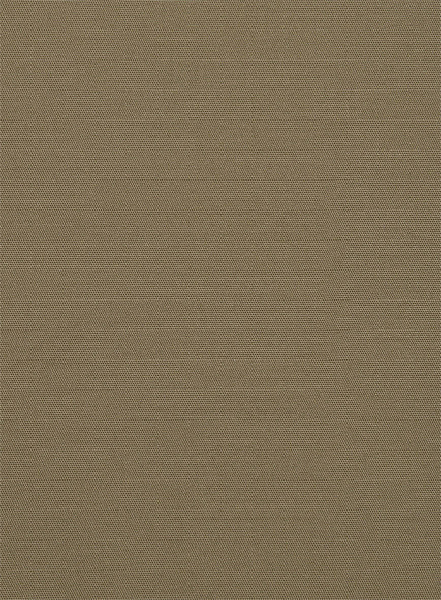 Italian Hunter Khaki Cotton Stretch Suit - StudioSuits