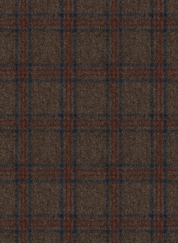 Italian Iana Brown Wool Pants - StudioSuits