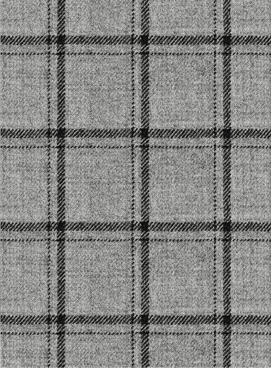 Italian Ironclad Check Tweed Pants - StudioSuits