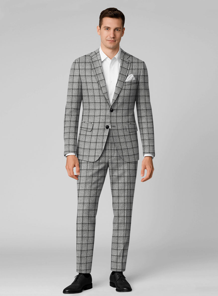 Italian Ironclad Check Tweed Suit - StudioSuits
