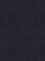 Italian Jamen Blue Checks Flannel Jacket - StudioSuits