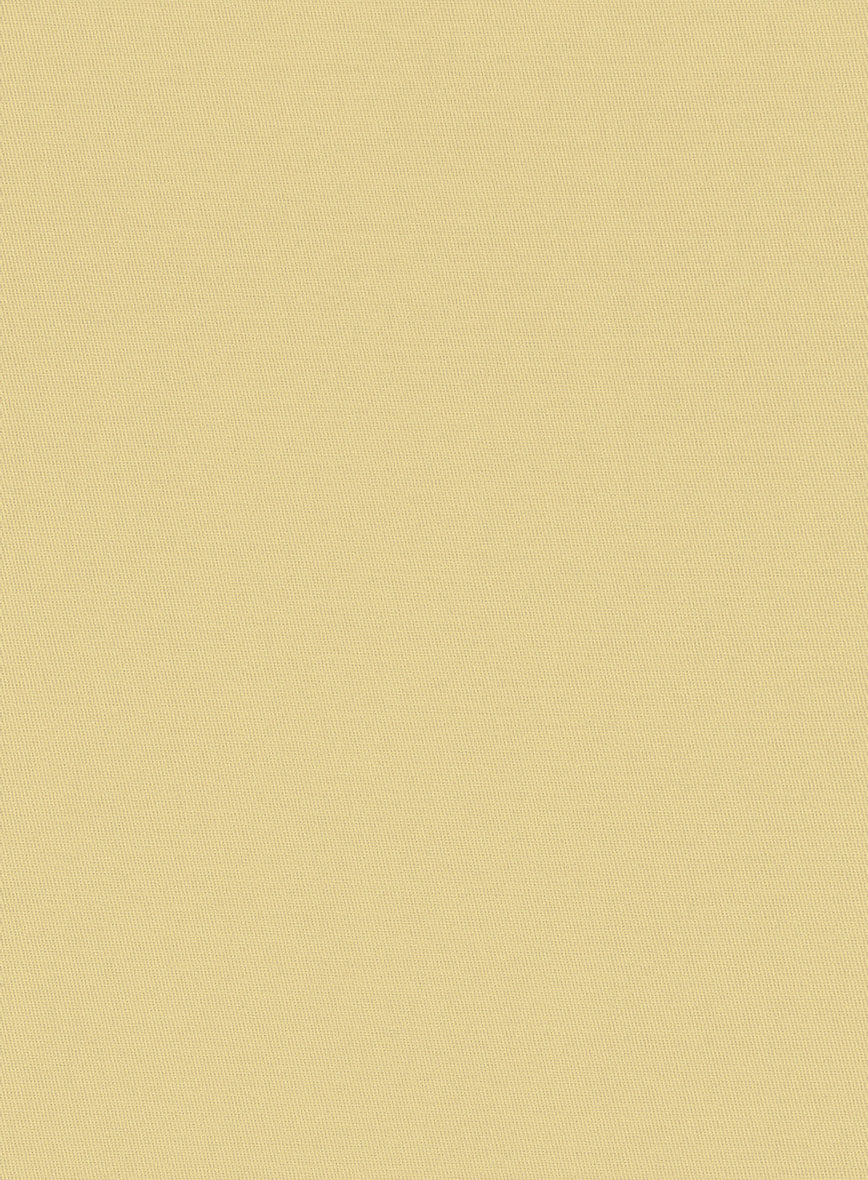 Italian Latte Beige Cotton Stretch Shorts - StudioSuits