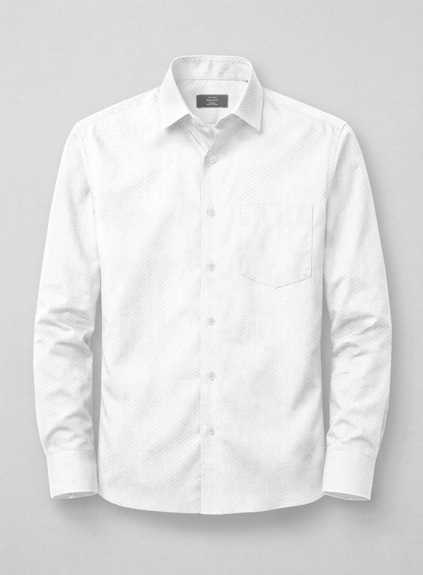 Italian Lattice Dobby Shirt - StudioSuits