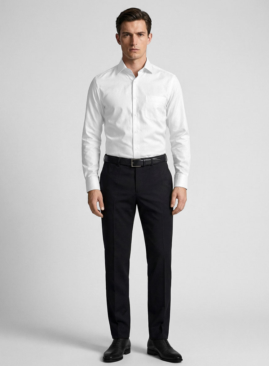 Italian Lattice Dobby Shirt - StudioSuits