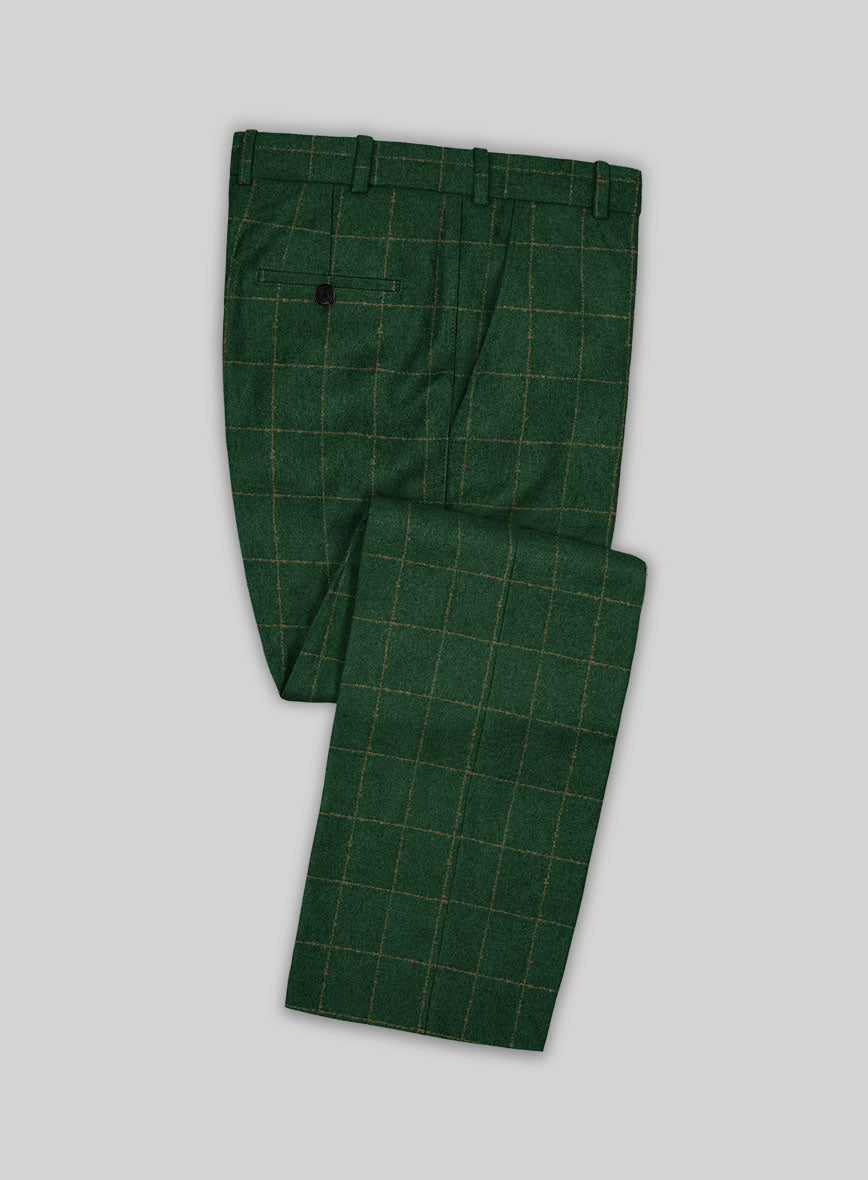 Italian Lico Checks Tweed Pants - StudioSuits
