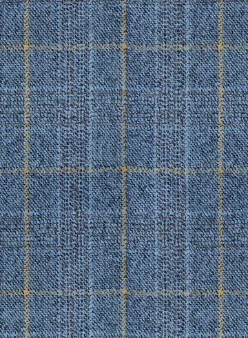 Italian Lielmo Blue Tweed Jacket - StudioSuits