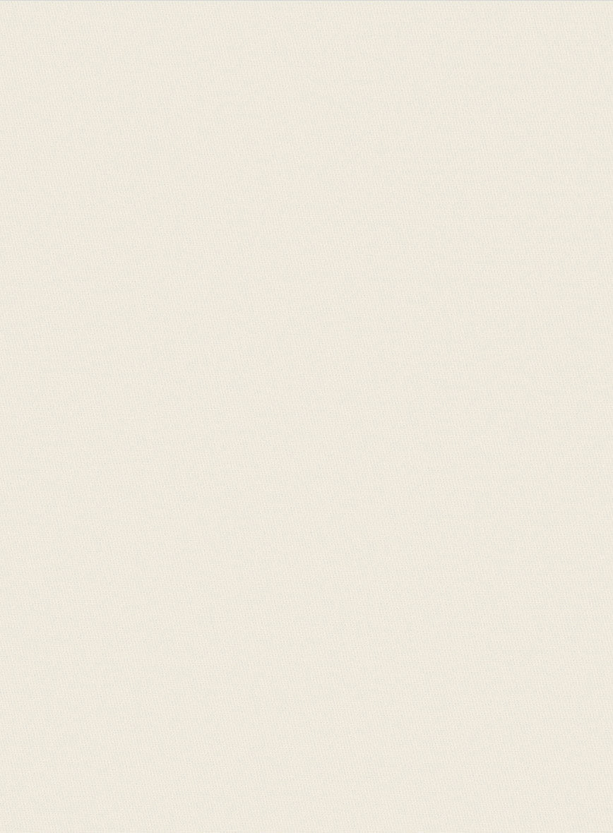 Italian Light Beige Cotton Stretch Pants - StudioSuits