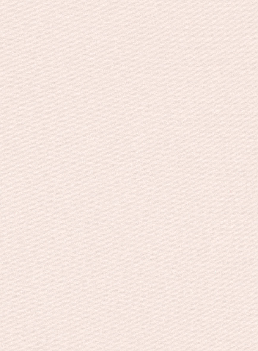 Italian Light Pink Cotton Stretch Pants - StudioSuits
