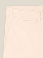 Italian Light Pink Cotton Stretch Shorts - StudioSuits