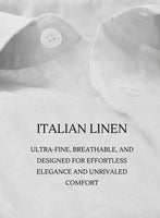 Italian Linen Gilba Shirt - StudioSuits