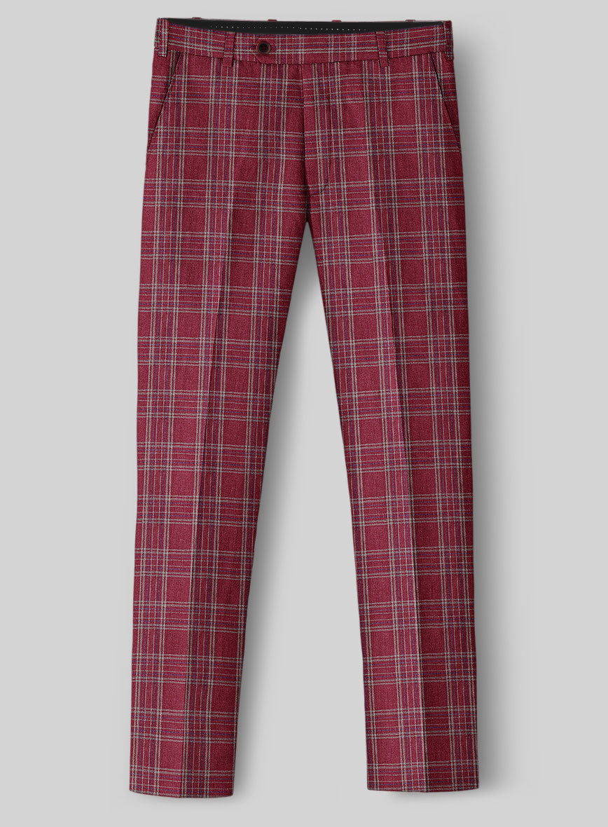 Italian Linen Acier Pants - StudioSuits