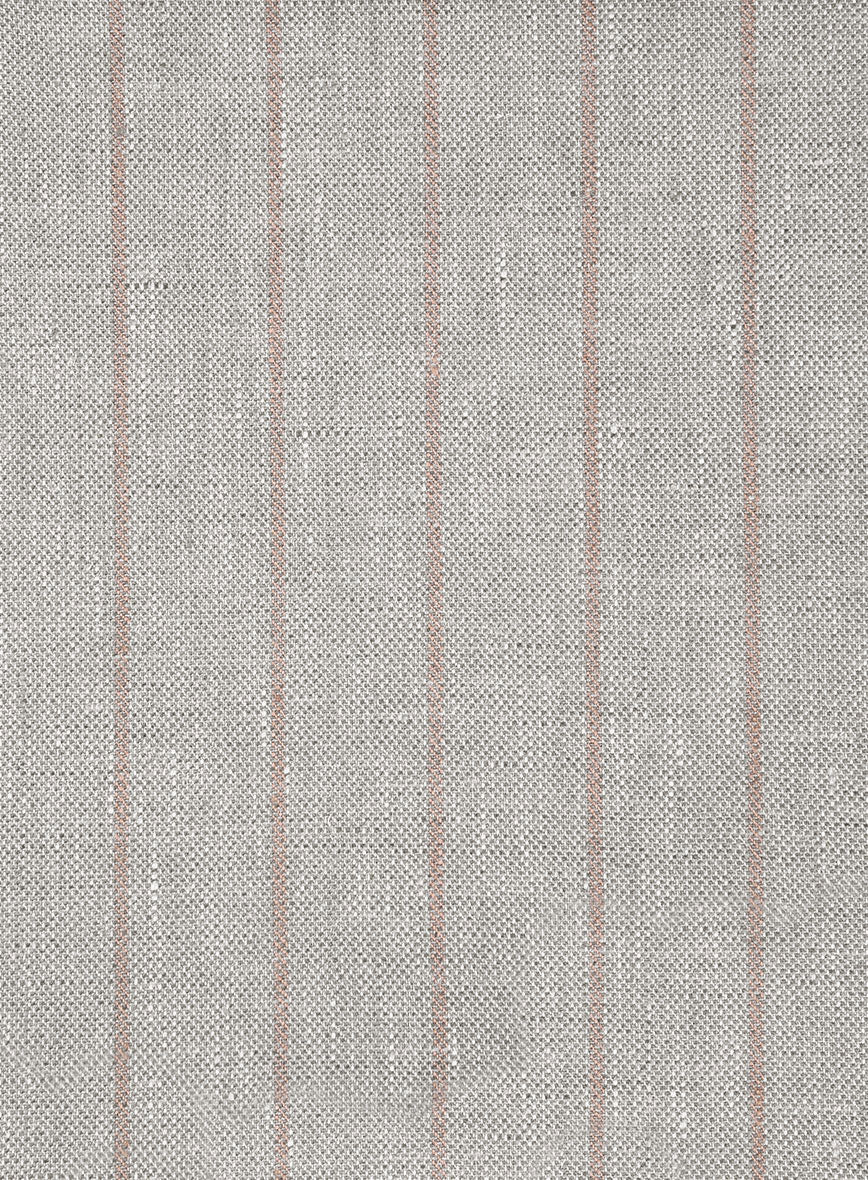 Italian Linen Ashara Stripe Pants - StudioSuits