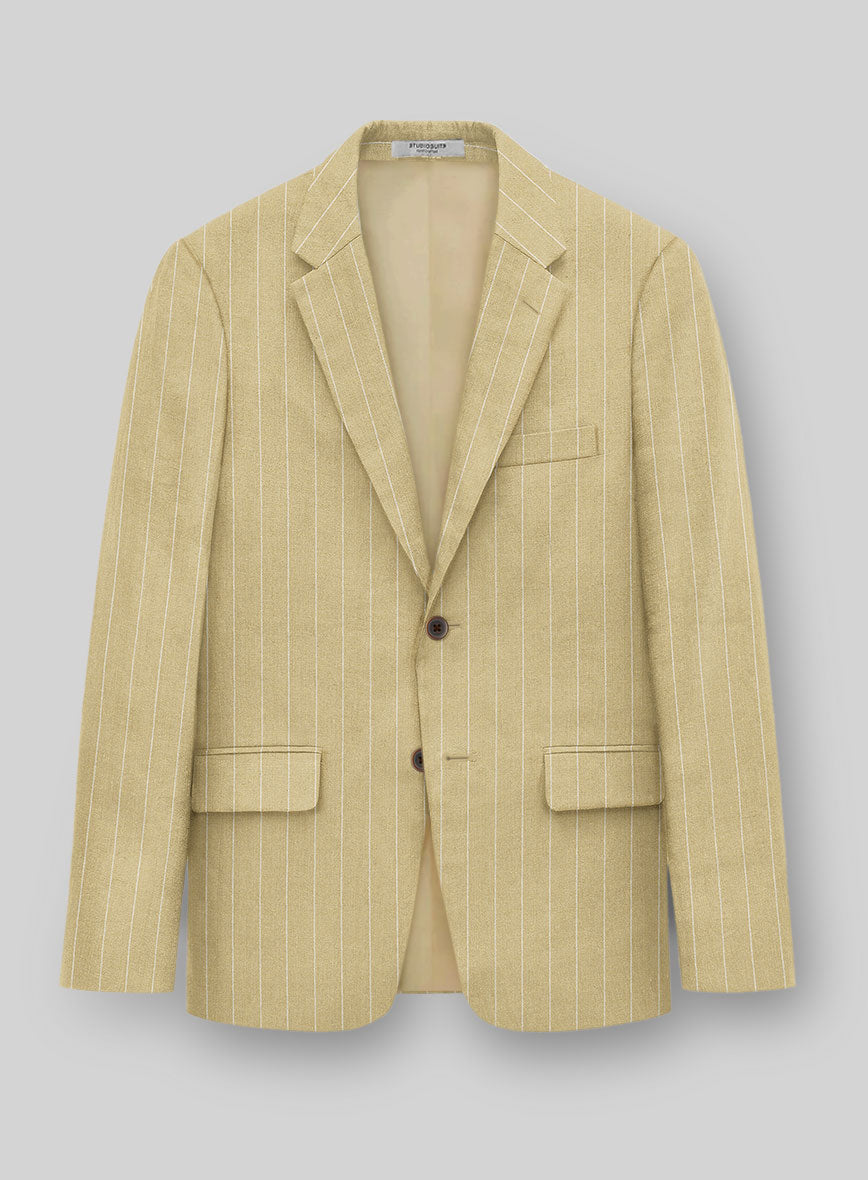 Italian Linen Balloz Jacket - StudioSuits