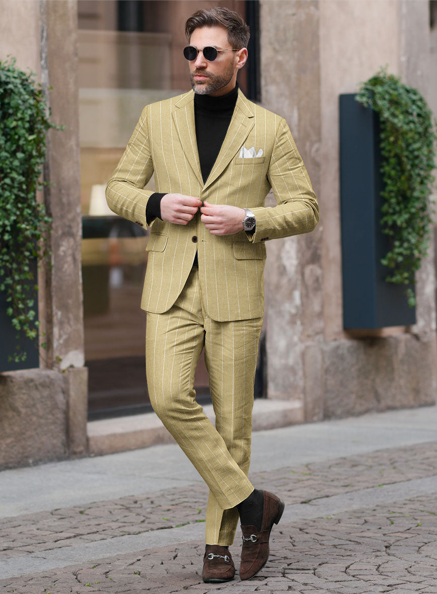 Italian Linen Balloz Suit - StudioSuits