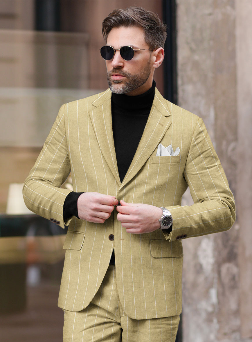 Italian Linen Balloz Suit - StudioSuits