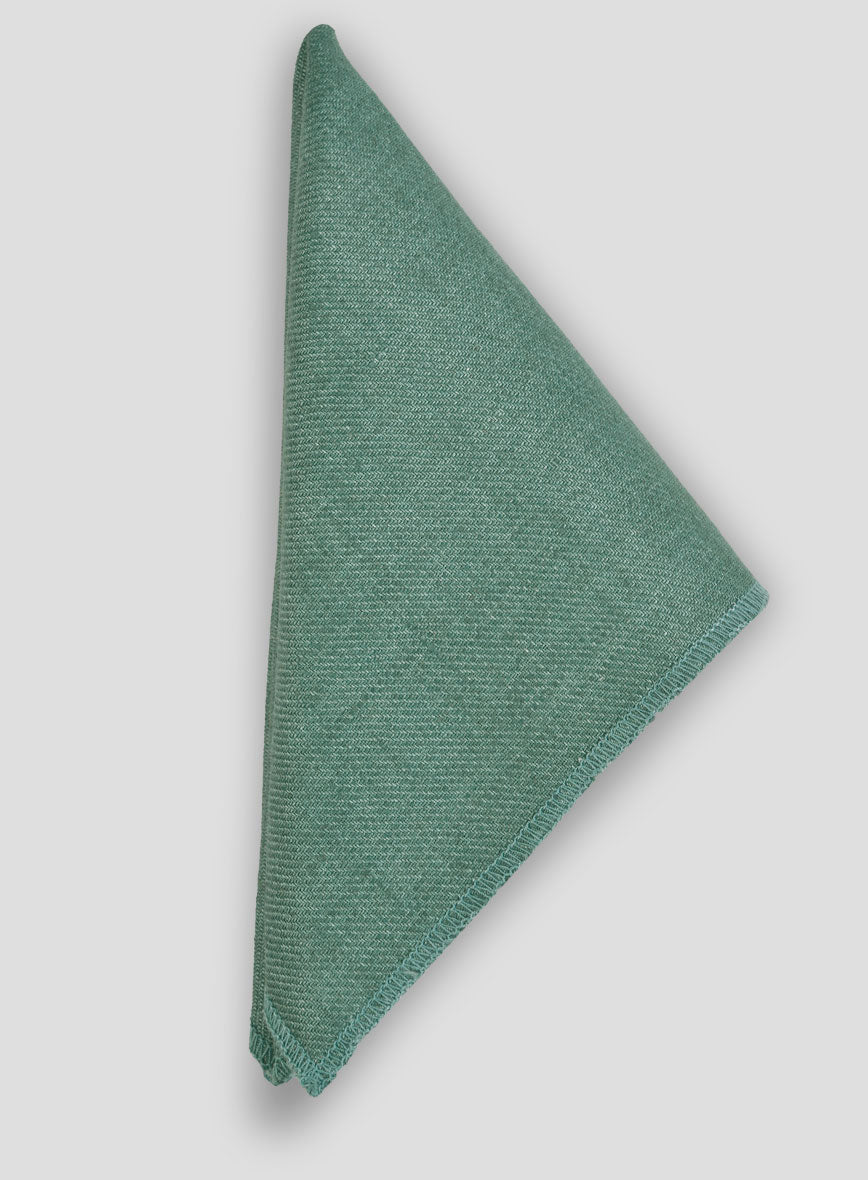 Italian Linen Pocket Square - Brandy Green - StudioSuits