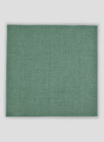 Italian Linen Pocket Square - Brandy Green - StudioSuits