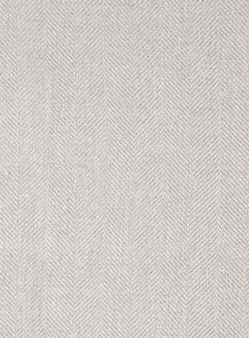 Italian Linen Cenaro Herringbone Jacket - StudioSuits