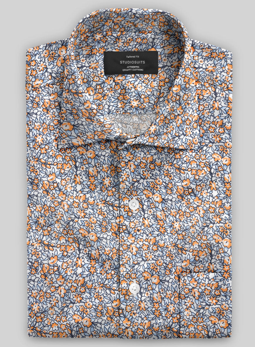 Italian Linen Che Shirt - StudioSuits