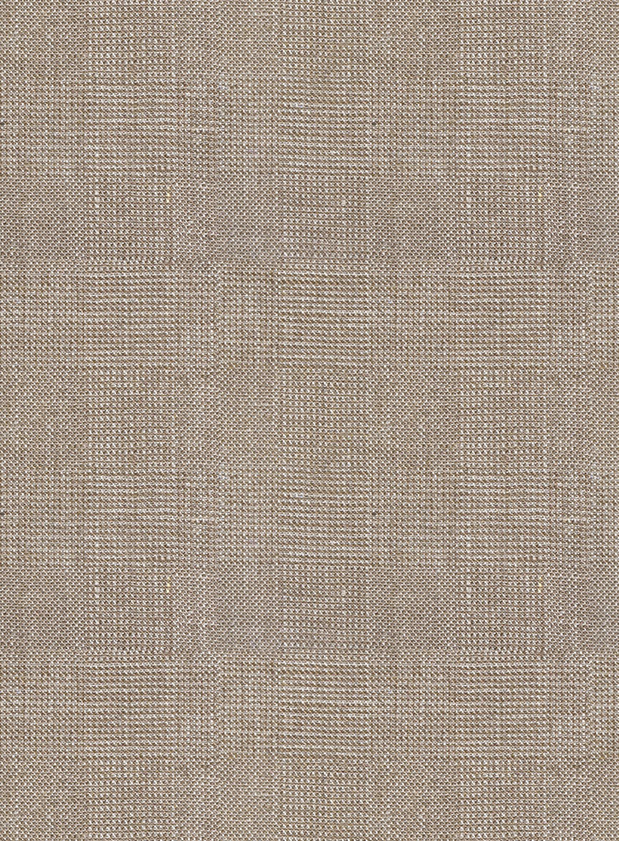 Italian Linen Vittorio Check Pants - StudioSuits