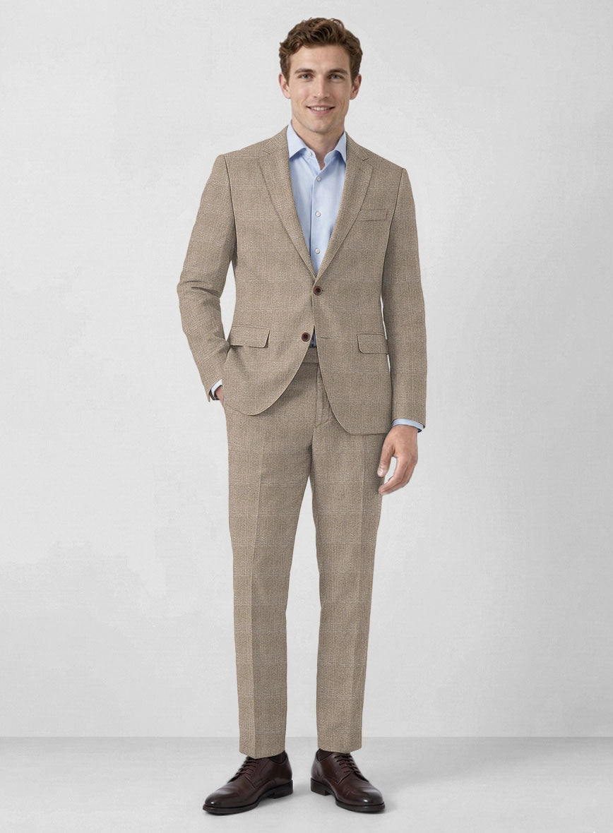 Italian Linen Vittorio Check Suit - StudioSuits