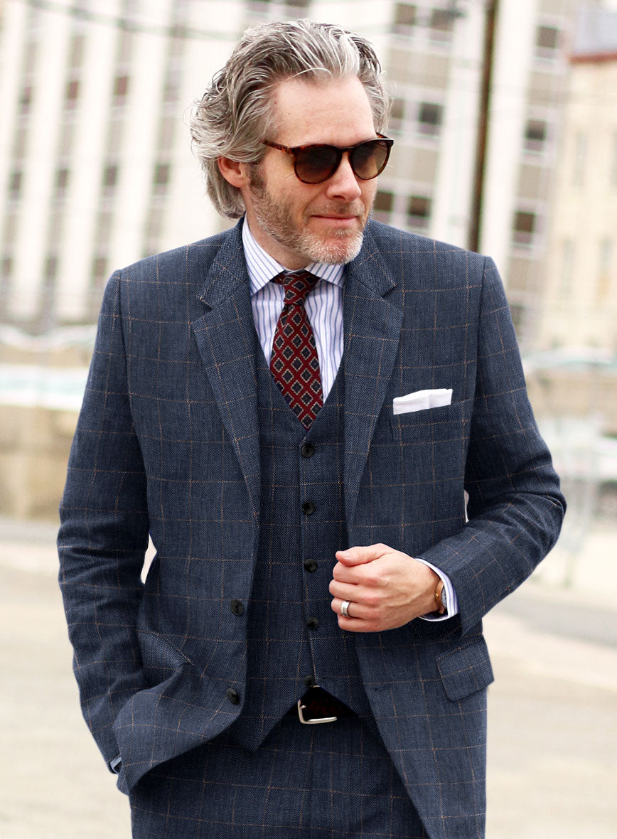 Italian Linen Clavo Jacket - StudioSuits
