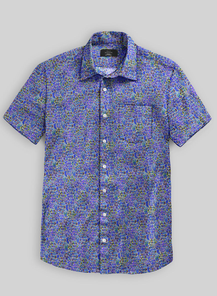 Italian Linen Damaxo Shirt - StudioSuits