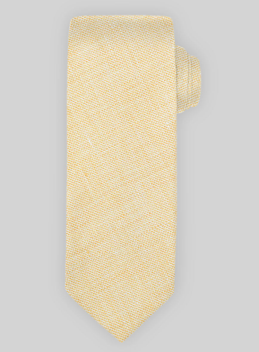 Italian Linen Tie - Daffodil Yellow - StudioSuits
