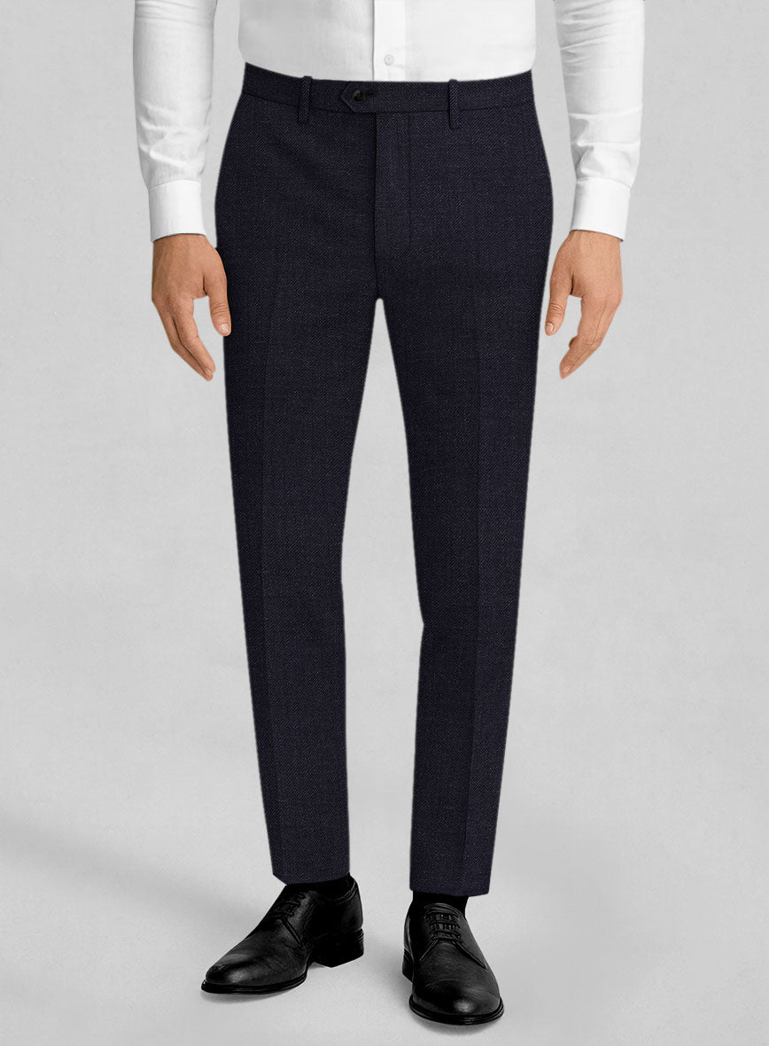 Italian Linen Deep Navy Pants - StudioSuits