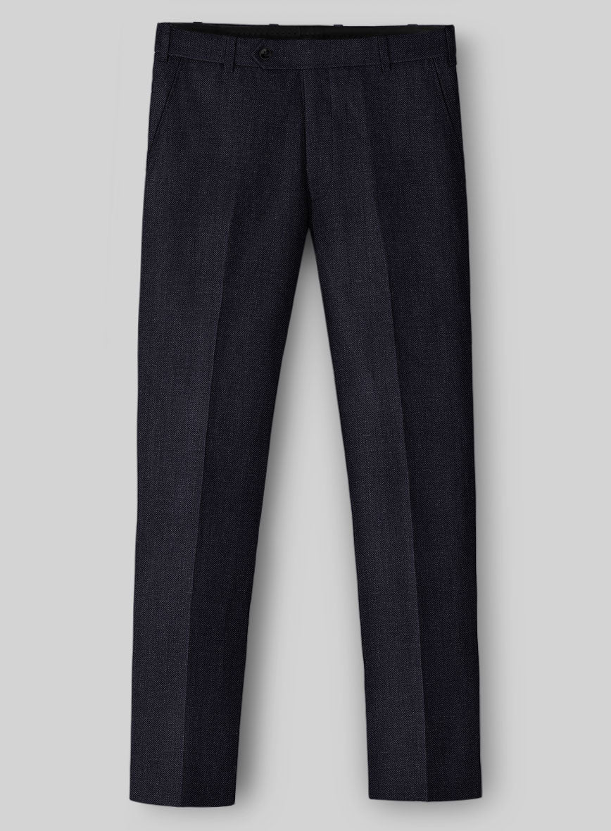 Italian Linen Deep Navy Pants - StudioSuits