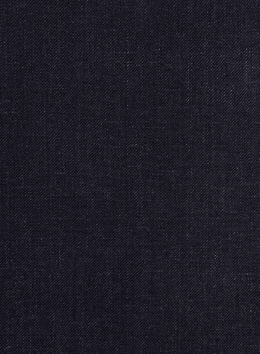 Italian Linen Deep Navy Pants - StudioSuits