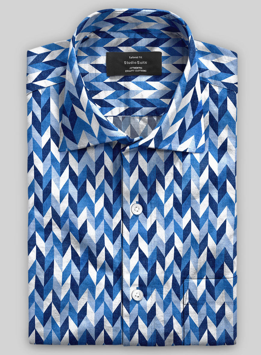 Italian Linen Elzar Shirt - StudioSuits