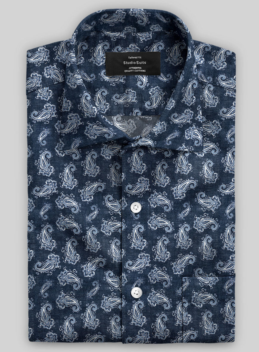 Italian Linen Enlato Shirt - StudioSuits