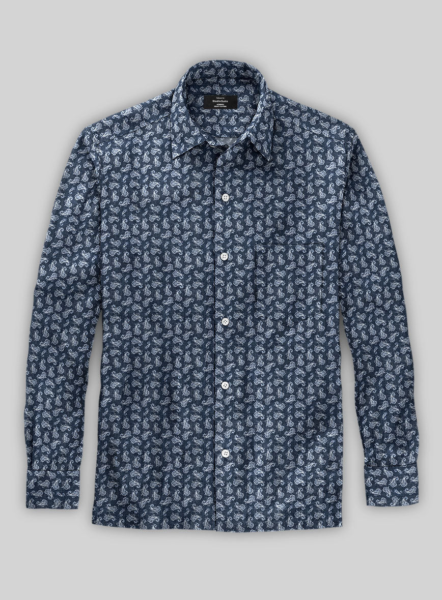 Italian Linen Enlato Shirt - StudioSuits