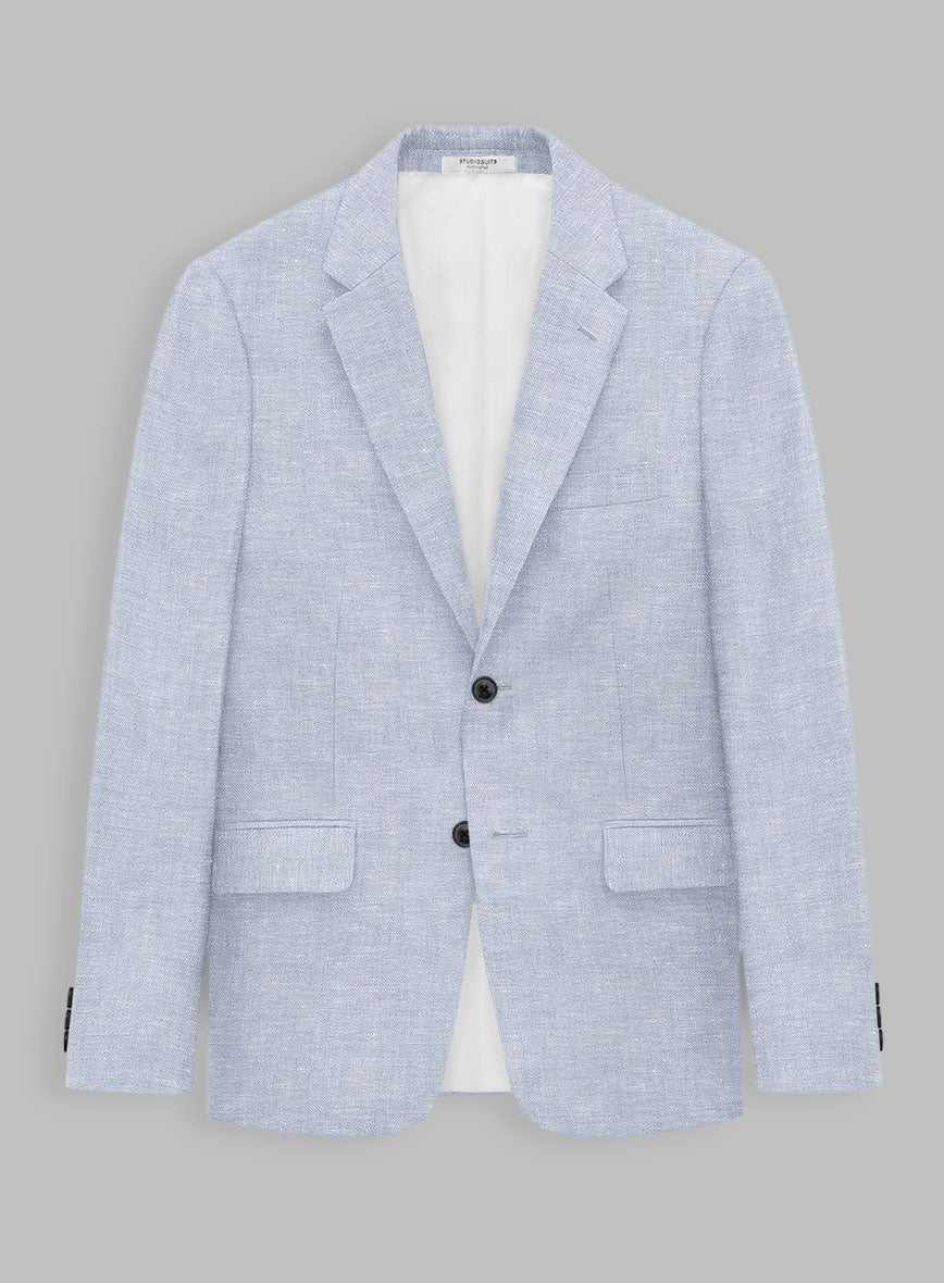 Italian Linen Lavender Mist Jacket - StudioSuits