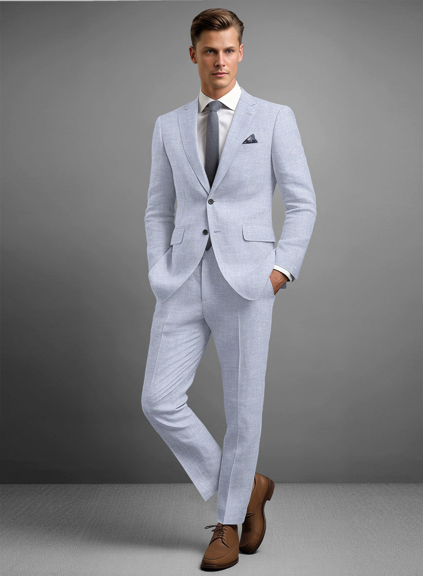 Italian Linen Lavender Mist Suit - StudioSuits