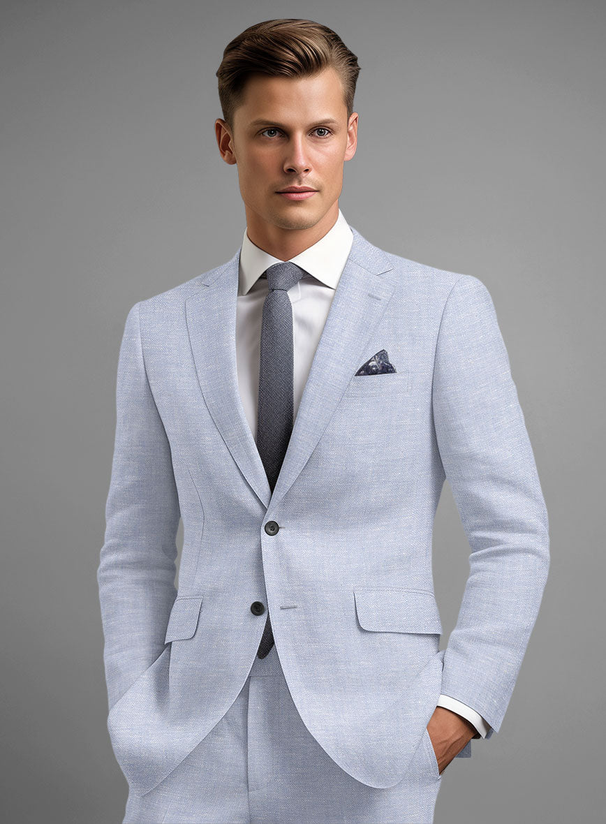 Italian Linen Lavender Mist Suit - StudioSuits