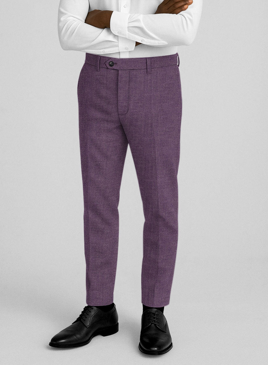 Italian Linen Lilac Mist Pants - StudioSuits