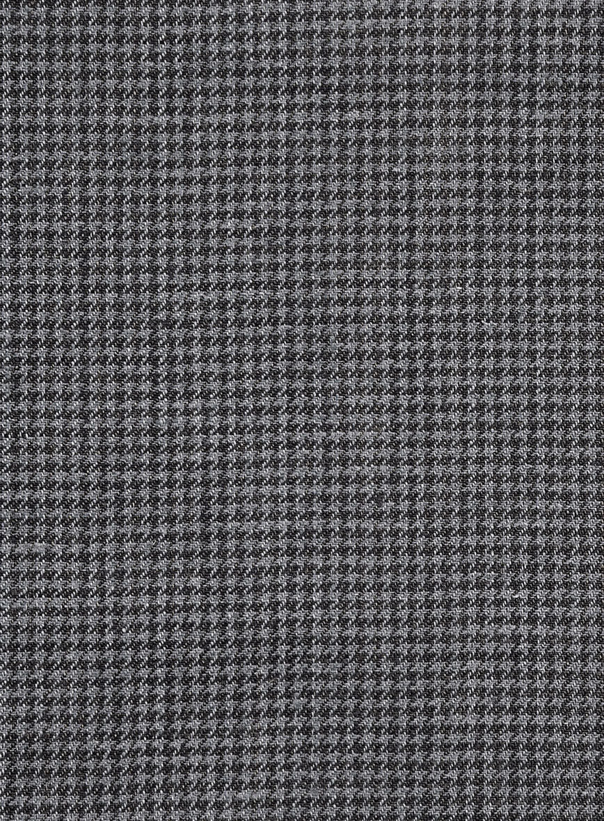 Italian Linen Lupesco Houndstooth Suit - StudioSuits