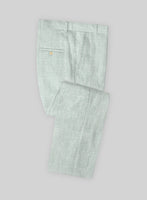 Italian Linen Lusso Summer Green Pants - StudioSuits